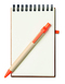 Recycelter Notizblock