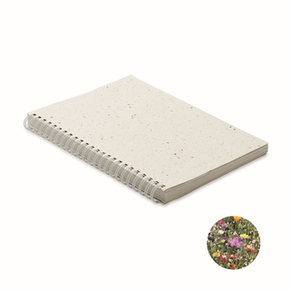 DIN A5 Notizbuch Samenpapier
