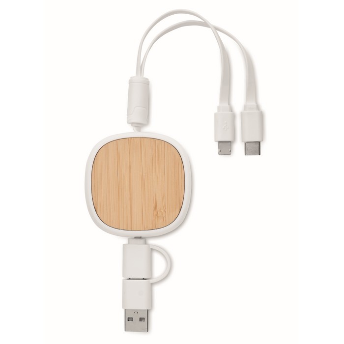 Einziehbares USB-Ladekabel