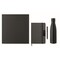 Set Notizbuch mit Flasche