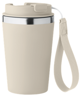 TOPAZ dopelwandiger Becher aus recyceltem Edelstahl