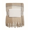 Karierte Mohair-Decke