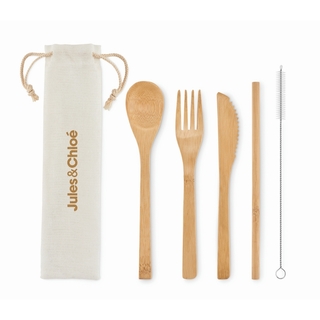 Besteck-Set Bambus
