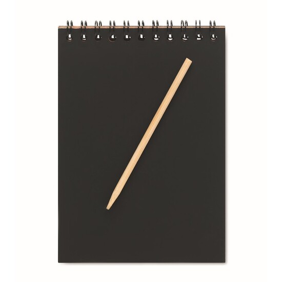 Notizbuch mit Kratzpapier