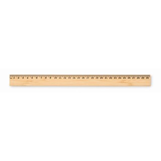 Lineal 30 cm Bambus