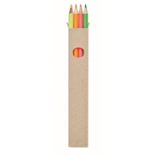4 Textmarker-Buntstifte