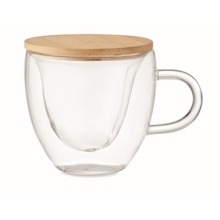 Doppelwandiges Borosilikatglas