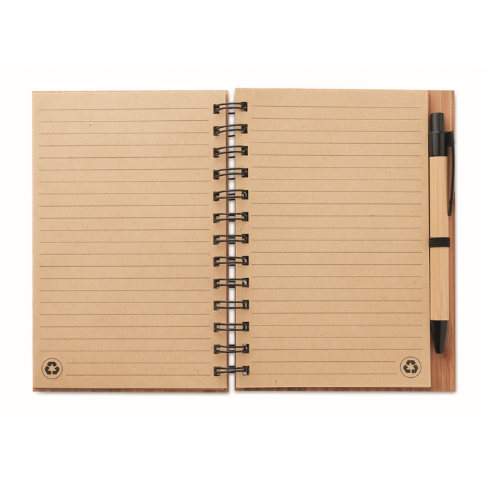 Notizbuch Bambusdeckel