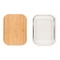 Lunchbox Glas mit Bambus
