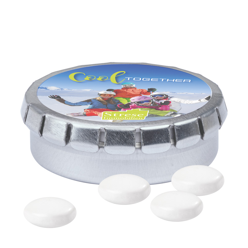 Quick Box; Mentos Kaudragee Mint / Füllmenge:19 g / Gewicht:35,41 g; blank