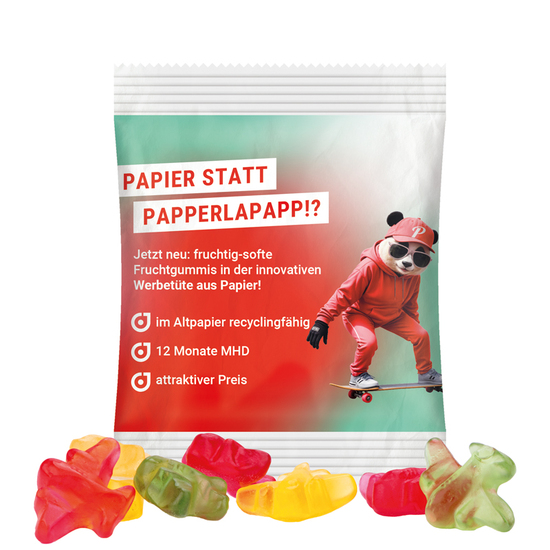 Minitüte 10 g Trolli Fruchtgummi Standardformen