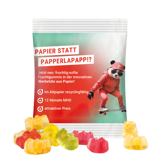 Minitüte 10 g Trolli Fruchtgummi Standardformen