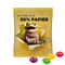 Minitüte 10 g Skittles Kaubonbons; Skittles Kaubonbons mit Folie mit ca. 50% Papieranteil, weiß