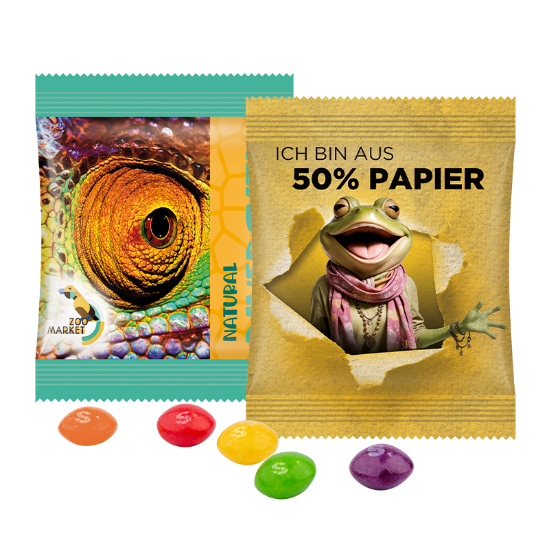 Minitüte 10 g Skittles Kaubonbons; Skittles Kaubonbons