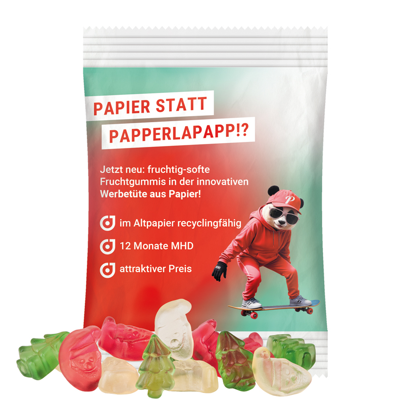 Minitüte 15 g Trolli Fruchtgummi Weihnachtsmischung