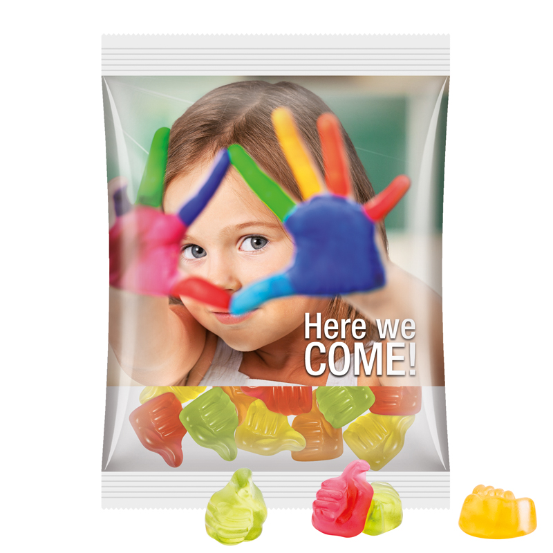 Maxitüte 50 g Trolli Fruchtgummi Standardformen