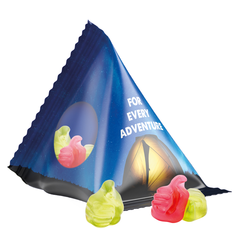 Tetraeder 15 g Trolli Fruchtgummi Standardformen