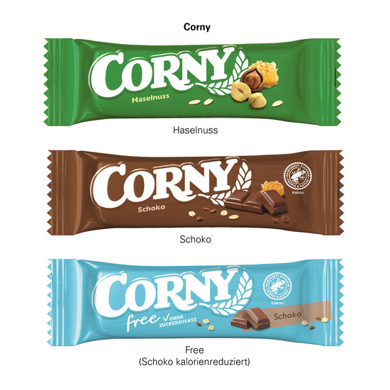 Corny Müsliriegel; 1 Corny Müsliriegel free/Schoko
