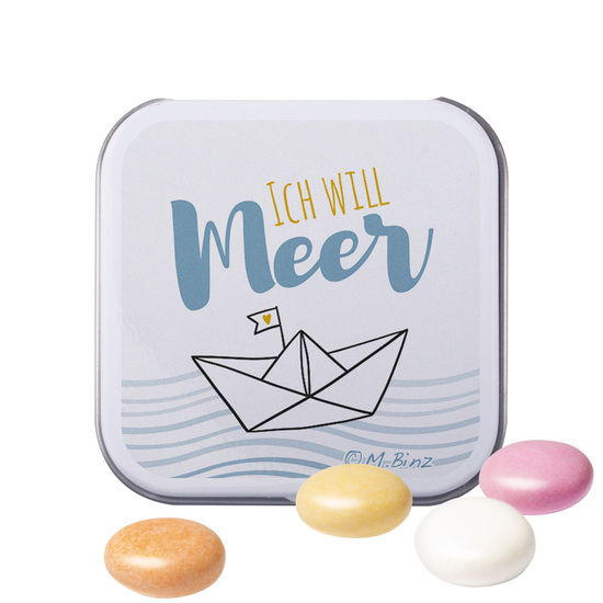 Dose quadratisch; Mentos Kaudragee Fruit