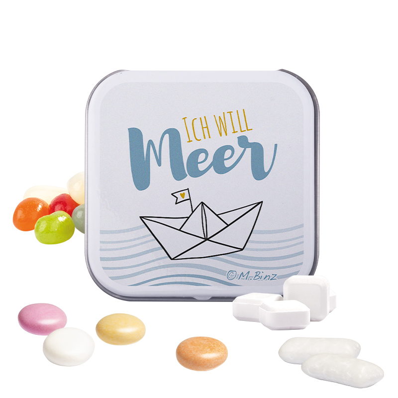 Dose quadratisch; American Style Jelly Beans