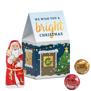 Standbodenbox Weihnachten Lindt; 4 Lindt LINDOR Mini Kugeln
