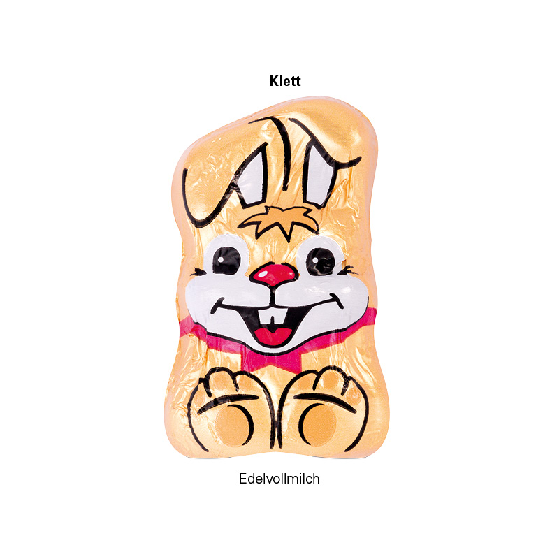 Werbekarte Visitenkartenformat Ostern; 1 Confiserie Riegelein Schoko Hase