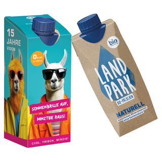 Drink Pack Landpark Mineralwasser; 1 recycelbares Tetra Pak® mit Landpark Mineralwasser