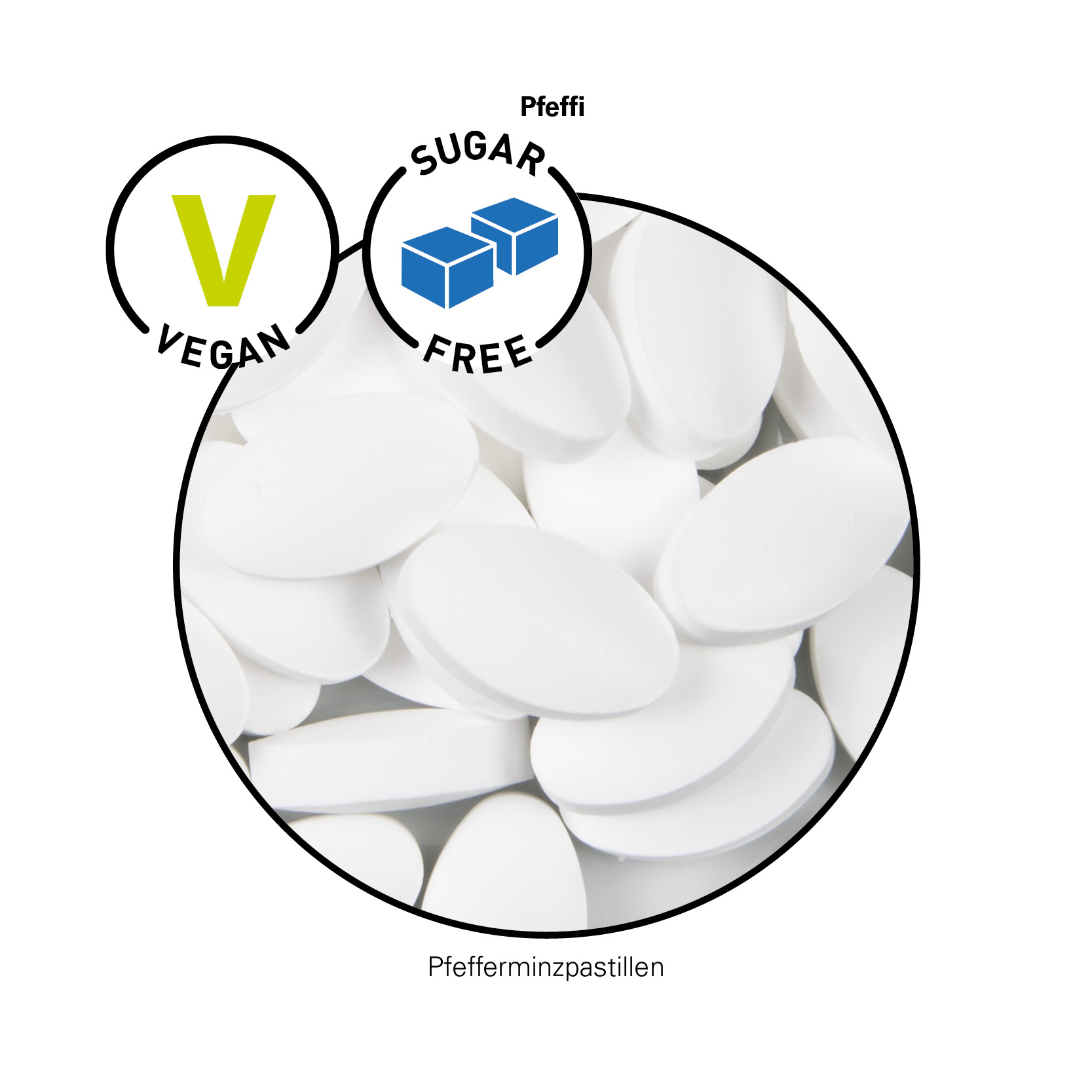 Express Klappdose Pfeffi; Pfeffi Pfefferminzpastillen, zuckerfrei