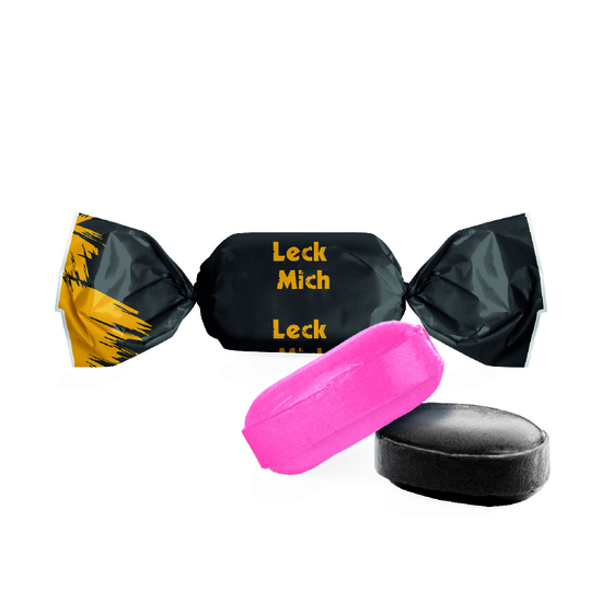 Bonbon ungefüllt; Pfefferminz Bonbons, oval, einzeln eingewickelt