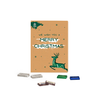 Marken Wand Adventskalender; 24 Lindt Schokotäfelchen