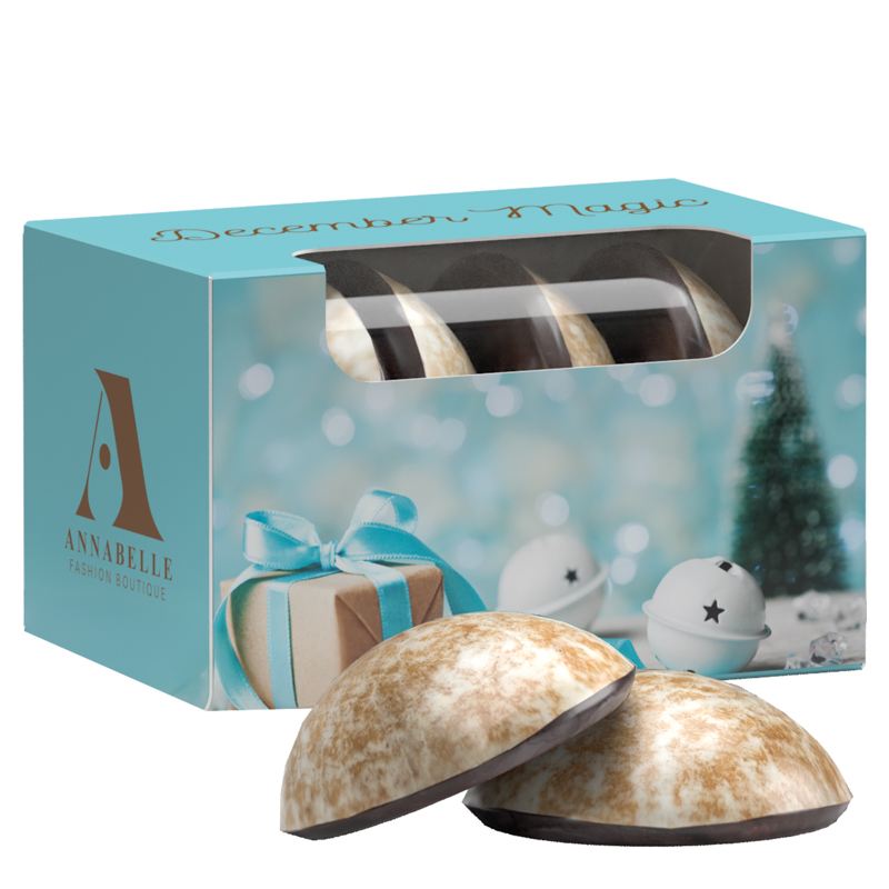 Lebkuchen Mini 4er WEISS; 4 WEISS Lebkuchen Mini