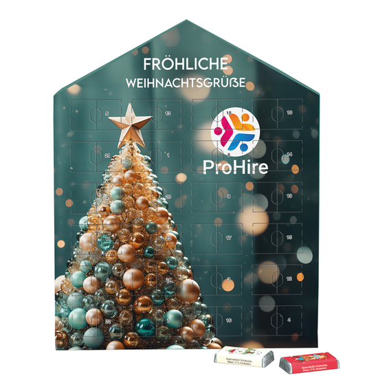 Täfelchen Adventskalender Haus