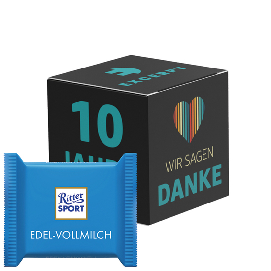 Werbewürfel Ritter SPORT mini