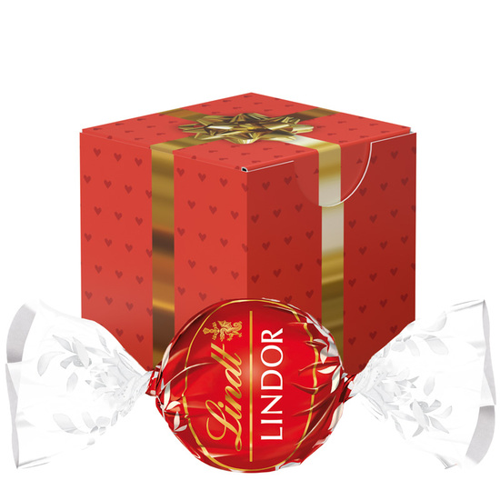Kleiner Zauberwürfel; 1 Lindt LINDOR Milchkugel