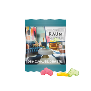 Minitüte,10 g, Folie transparent, Trolli Fruchtgummi Fahrrad