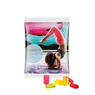 Maxitüte, Folie weiß, Trolli Fruchtgummi Handy