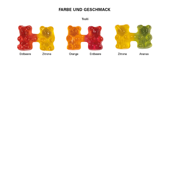 Trolli Team Gummibärchen Premium, Folie transparent