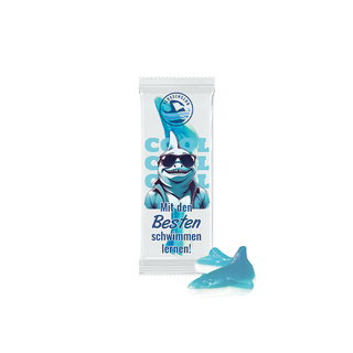 Trolli Fruchtgummi "Hai", Folie transparent