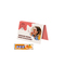 Werbekarte Visitenkartenformat, PEZ Bonbonriegel Orange