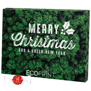 Adventskalender Eco XL, Papierblister, Lindt LINDOR Milchkugeln