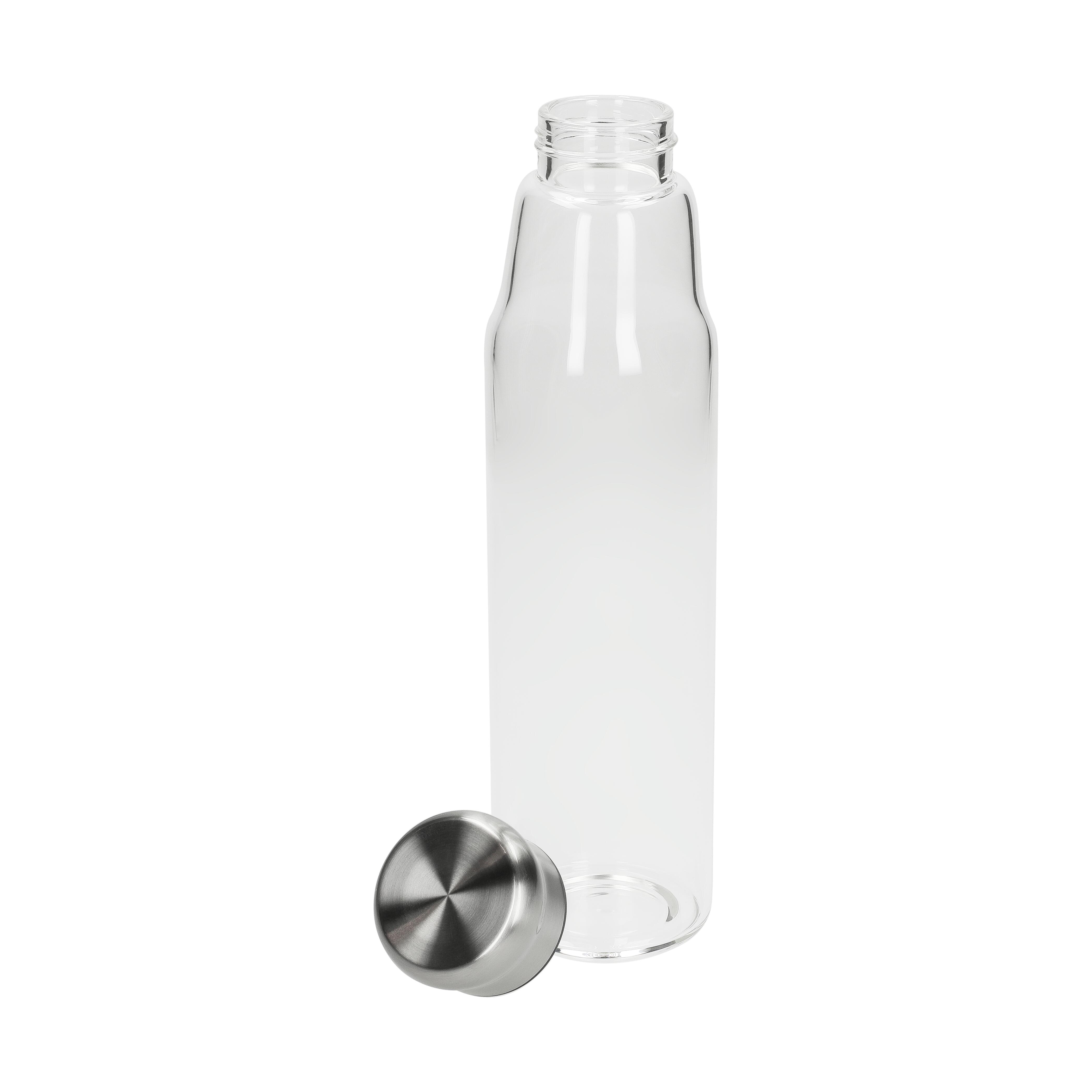 Glasflasche mit Hülle "Life" 0,7 l