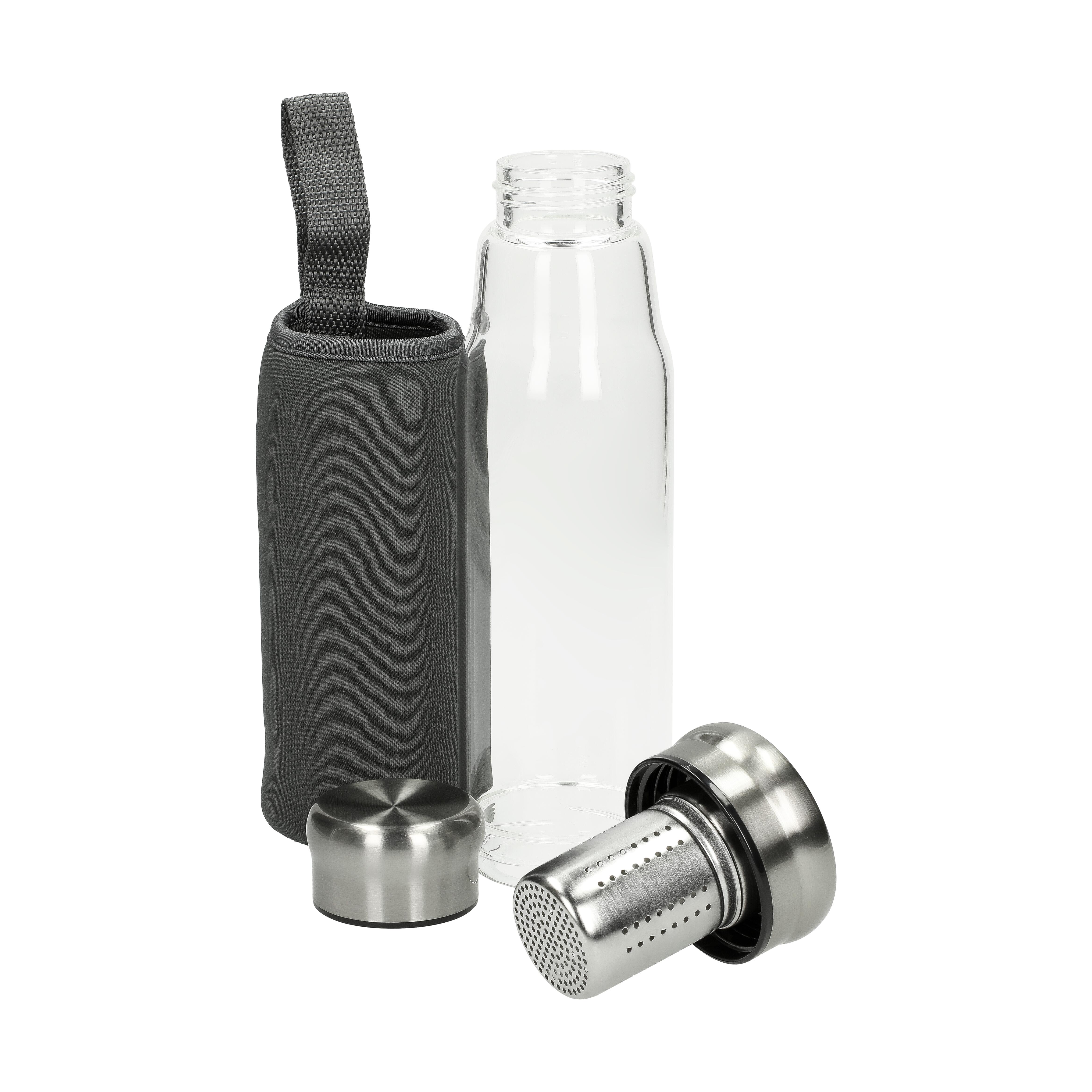 Glasflasche mit Hülle "Flavour" 0,5 l