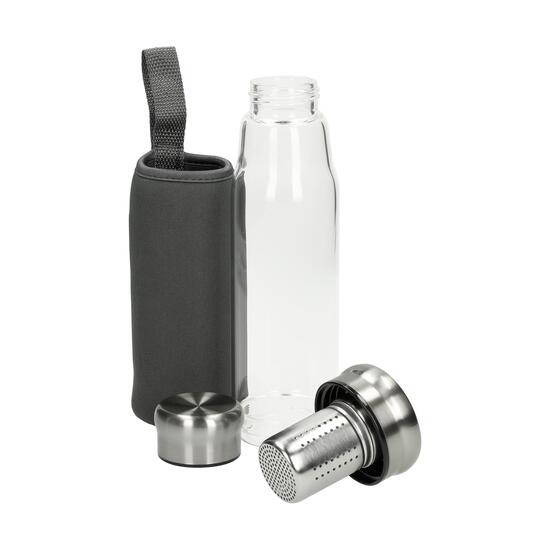 Glasflasche mit Hülle "Flavour" 0,5 l
