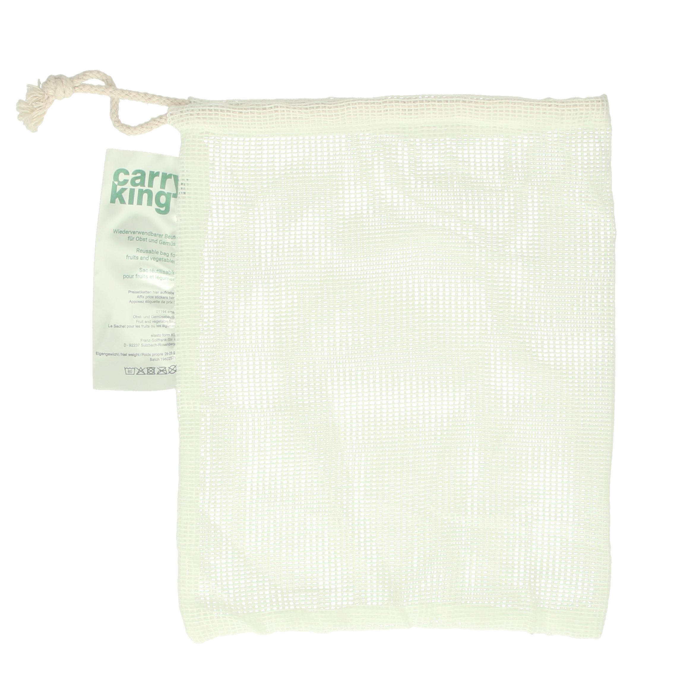 Obst- und Gemüsebeutel Cotton "ECOCARE", groß
