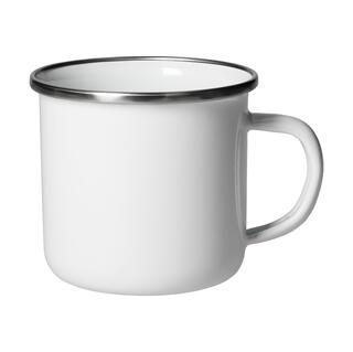 Emaille-Becher "Cozy",300 ml, weiß