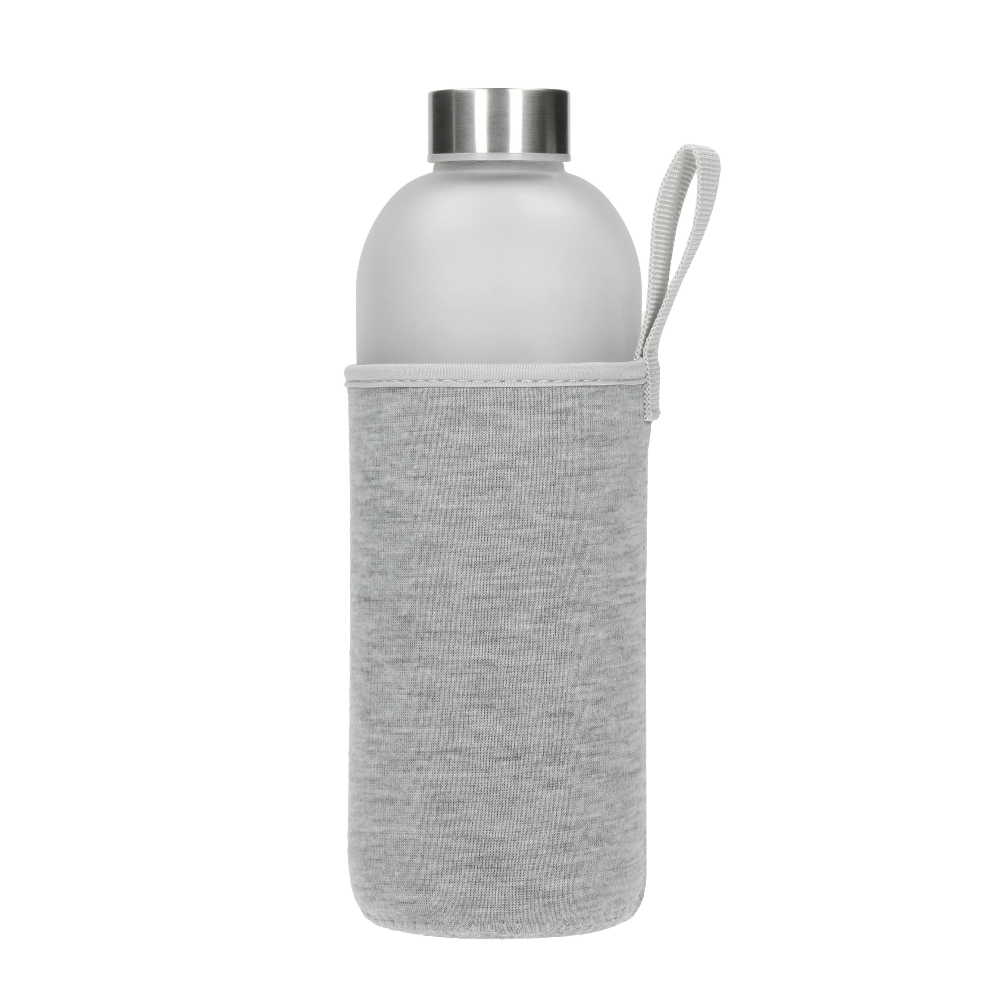 Glasflasche mit Hülle "Iced" 1,0 l