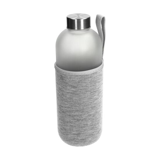 Glasflasche mit Hülle "Iced" 1,0 l