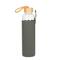 Glasflasche mit Hülle "Bamboo" 0,75 l