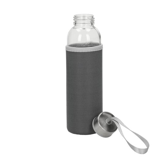 Glasflasche mit Hülle "Pure", 0,5l