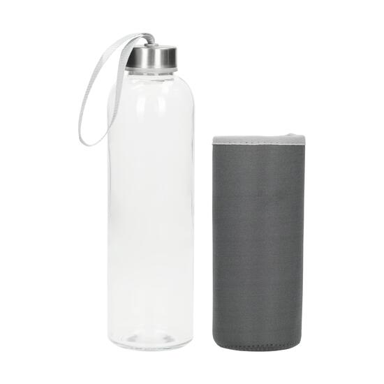 Glasflasche mit Hülle "Pure", 0,7l